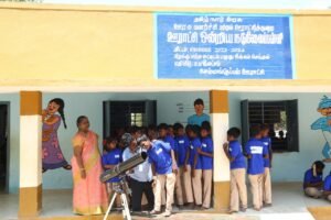 School Kids With Telescope 2